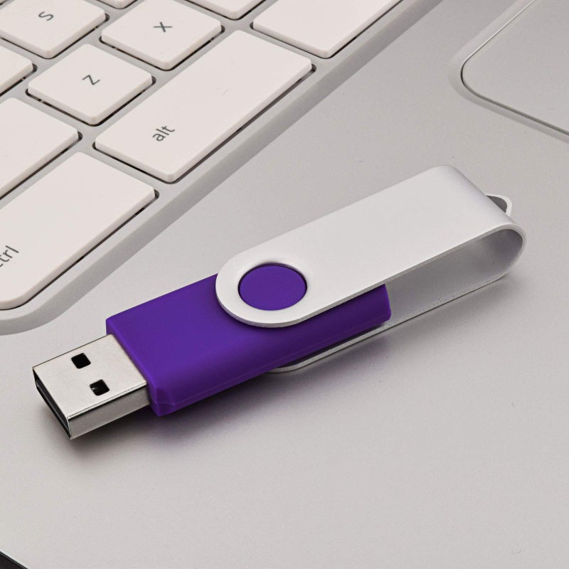 KOOTION 10PCS 4GB USB 2.0 Flash Drive 10 Pack USB Flash Drive Memory Stick Thumb Drive Flash Drives Purple - Image 4